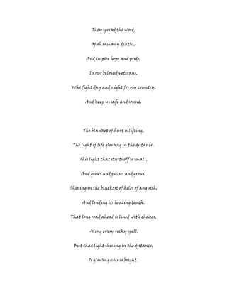 Free Verse Poem