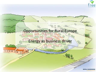 Opportunities for Rural Europe

  Energy as business driver
 