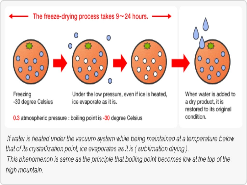 Freeze drying