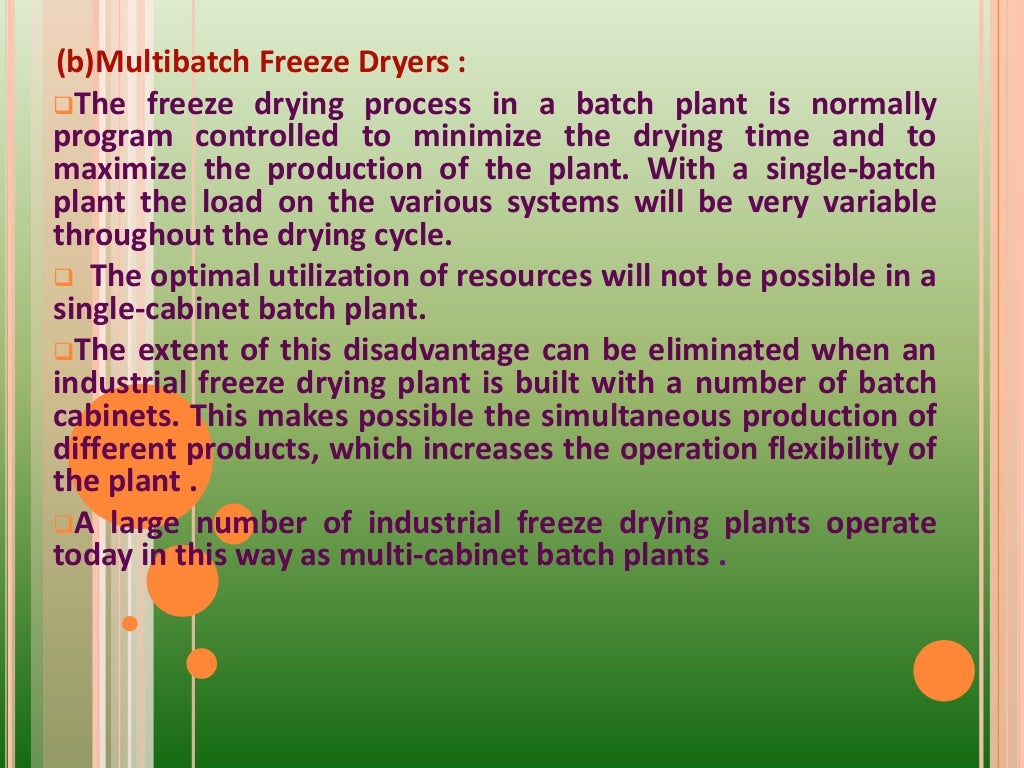 Freeze drying ppt