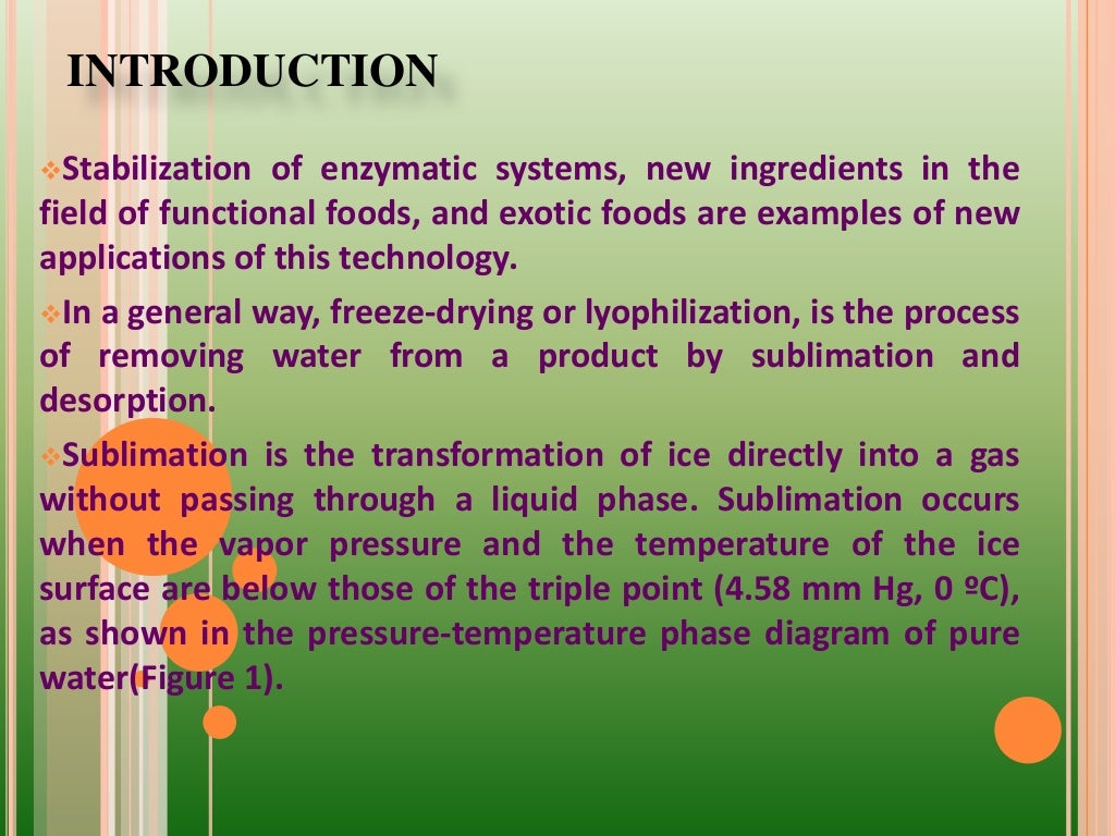 Freeze drying ppt