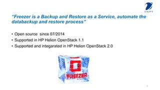 Freezer - Vietnam OpenStack Technical Meetup #12 | PDF