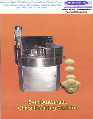 Chapati Machine by Freeze Solutions 