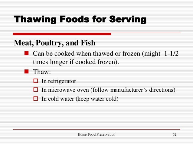 freezing poultry thawing chart