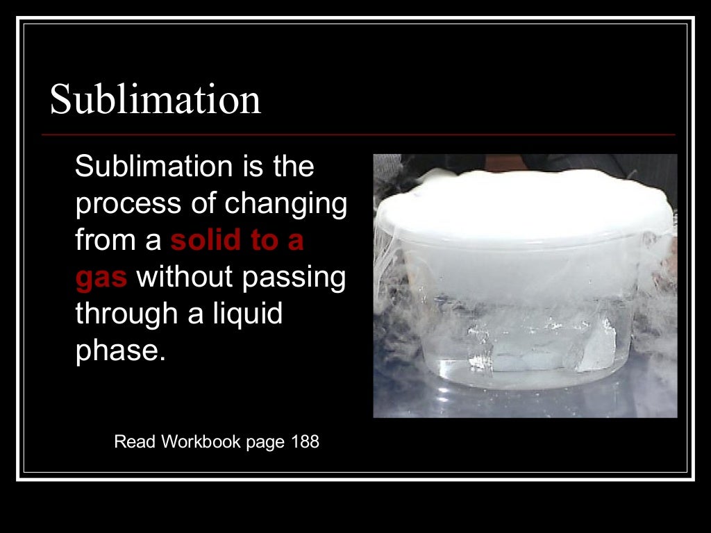 Freezing, melting, and evaporation