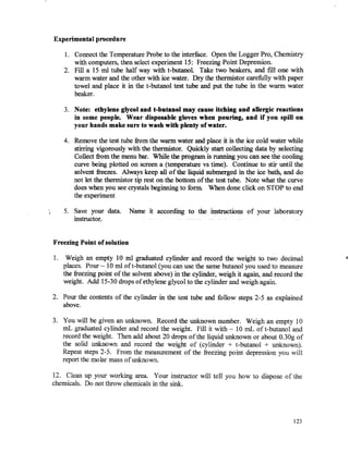 Freezing point depression[1] | PDF