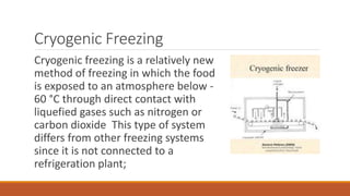 Freezing to preserve food | PPTX