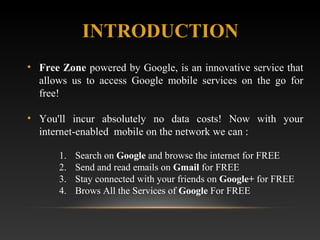 Free Zone [Free Internet] | PPT