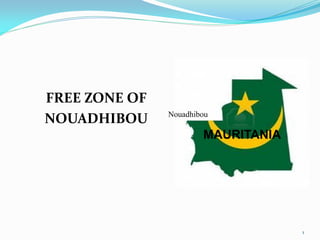FREE ZONE OF
               Nouadhibou
NOUADHIBOU
                       MAURITANIA




                                    1
 