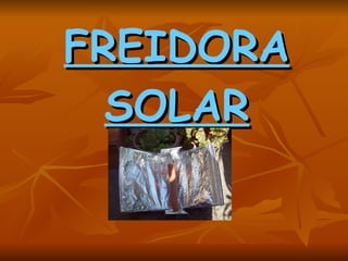 FREIDORA SOLAR 
