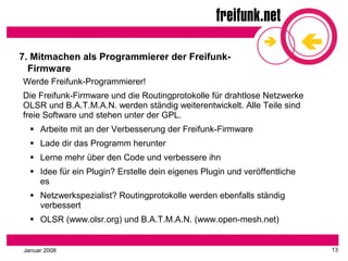 Freifunk Mitmachen