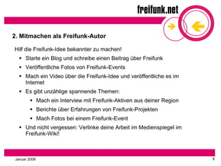 Freifunk Mitmachen