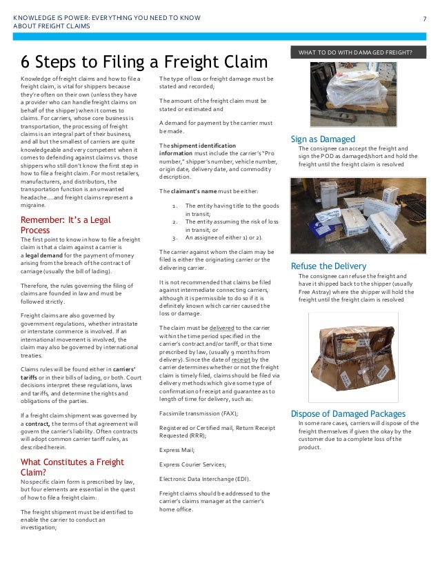Freight claimswhitepaper