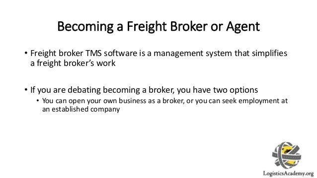 How do you become a freight broker?