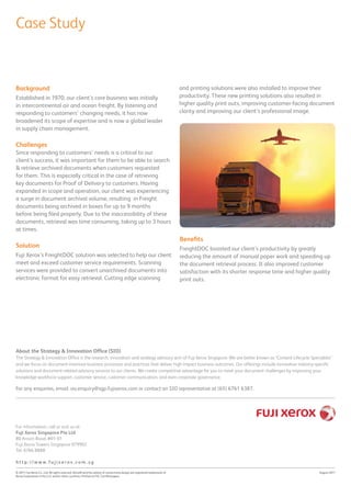 Freight Document Management Solution (FreightDOC) | PDF