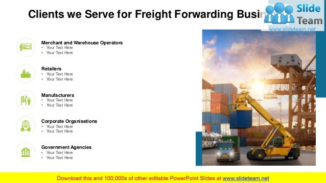 Freight forwarding business proposal letter image