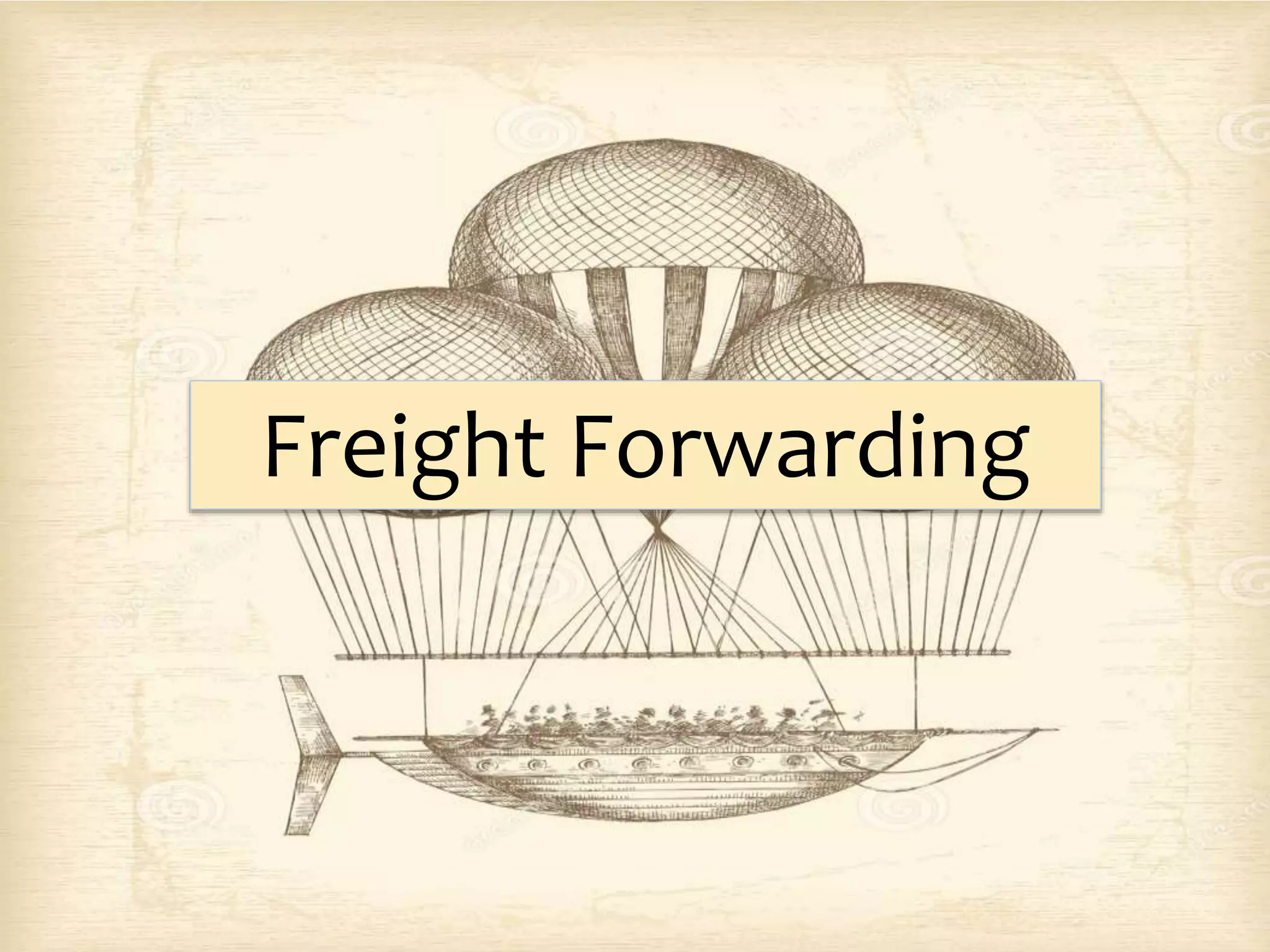 Freight Forwarding
 