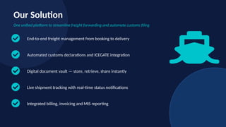 Hans Infomatic Freight Forwarding Software with Automated Customs ...