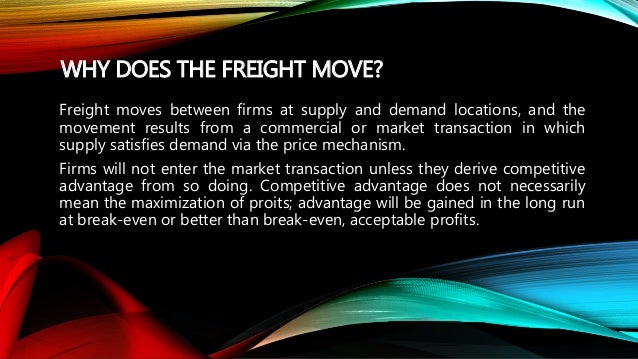 Freight movement