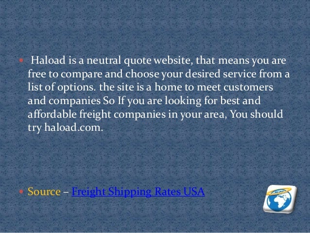 Freight shipping quotes online - 웹