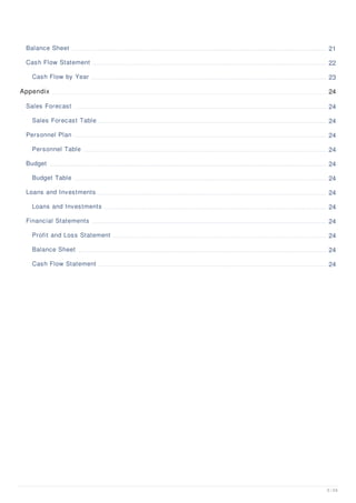Freight trucking business plan example | PDF