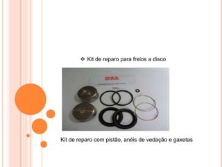  Kit de reparo para freios a disco
Kit de reparo com pistão, anéis de vedação e gaxetas
 