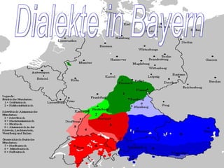 Dialekte in Bayern 