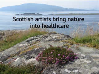 Scottish artists bring nature
into healthcare
 