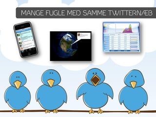 MANGE FUGLE MED SAMME TWITTERNÆB
 