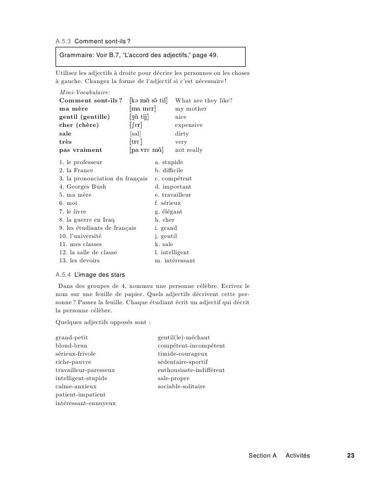 Bien Dit French 2 Cahier De Vocabulaire Et Grammaire Answers Firwan's Guide to Gadgets