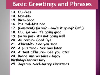 The French Language | PPT