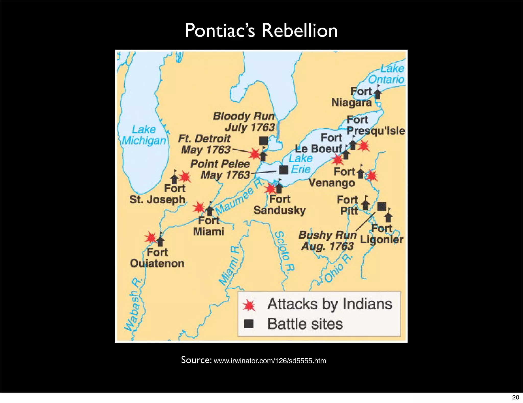 French & Indian War (1754 1763)