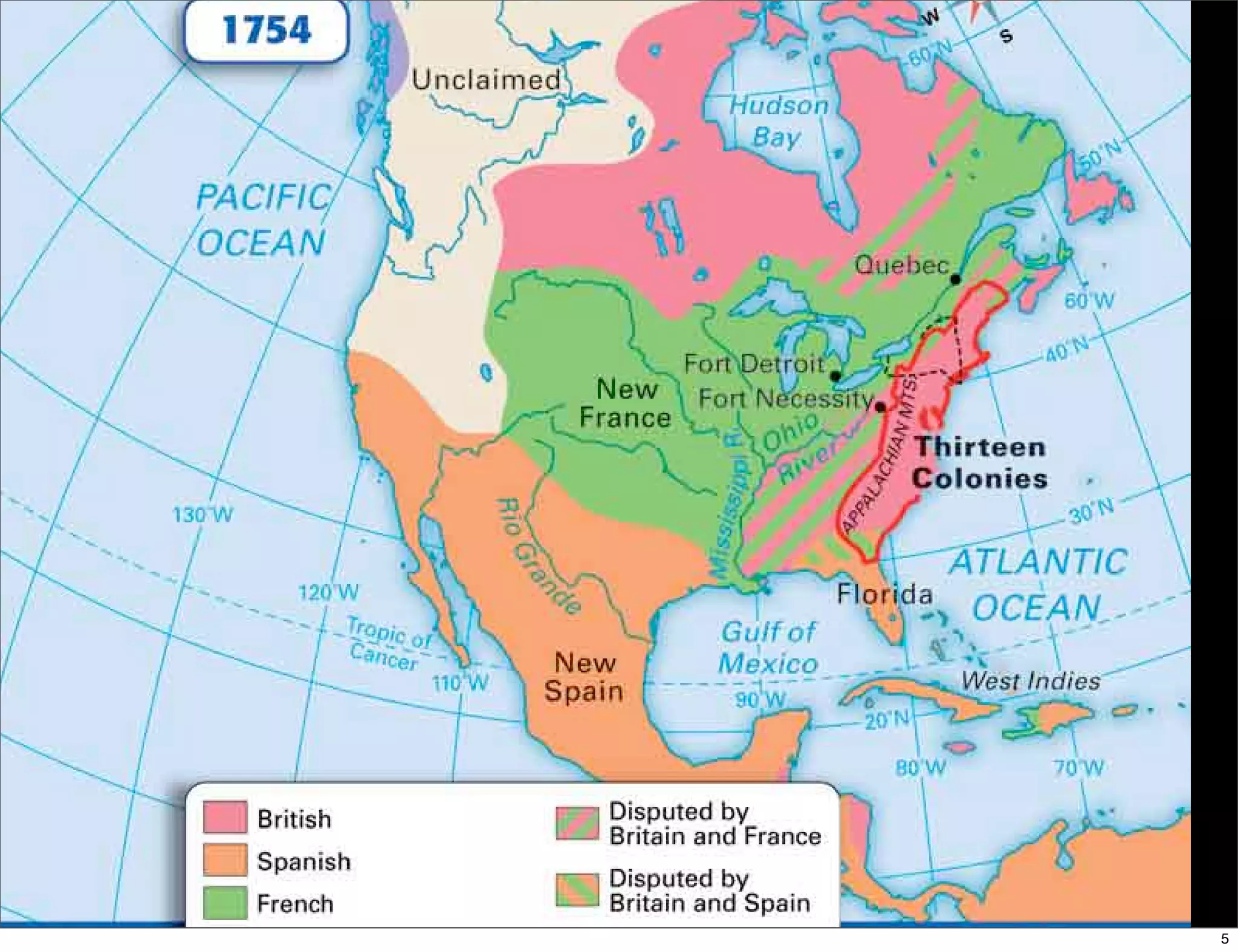 French & Indian War (1754 1763)