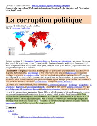 French   Right of REVOLUTION & Political CORRUPTION