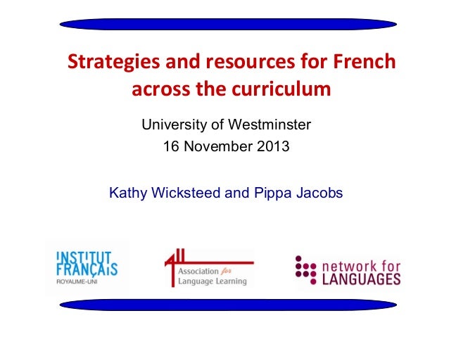 French across the primary curriculum