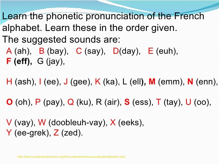 French L Alphabet