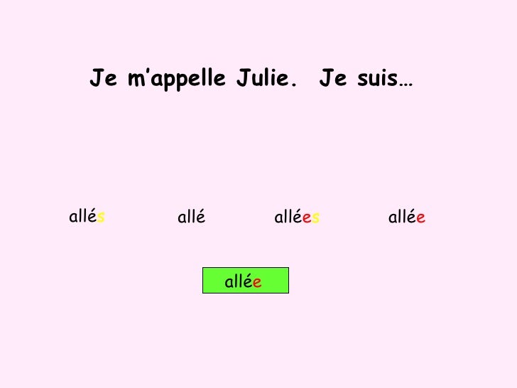 French Passe Compose With Avoir And Etrer