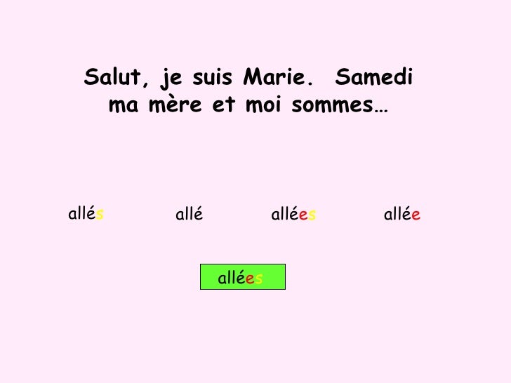 French Passe Compose With Avoir And Etrer