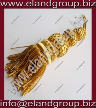 French bullion wire gold tassel