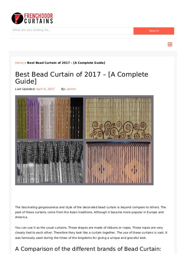 Bead Curtain