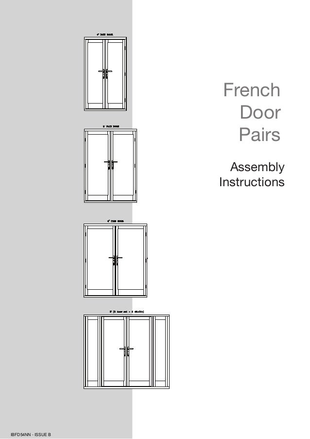 French Door Pairs Assembly Instructions