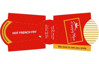French fry- Food Box Design