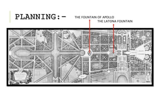 PLANNING:- THE FOUNTAIN OF APOLLO
THE LATONA FOUNTAIN
 
