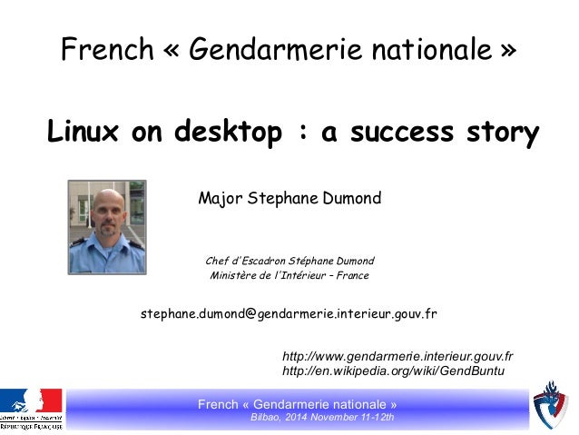 French gendarmerie nationale_ubuntu__libre_con_2014_bilbao French gendarmerie nationale_ubuntu__libre_con_2014_bilbao