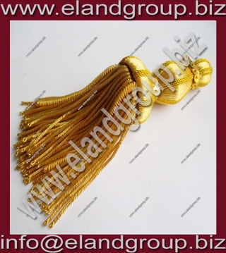 French gold bullion wire decoration tassel