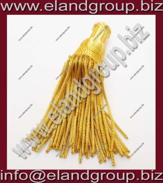 French gold bullion wire tassel