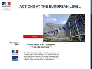 ACTIONS AT THE EUROPEAN LEVEL
 