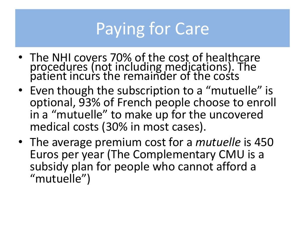French health care system