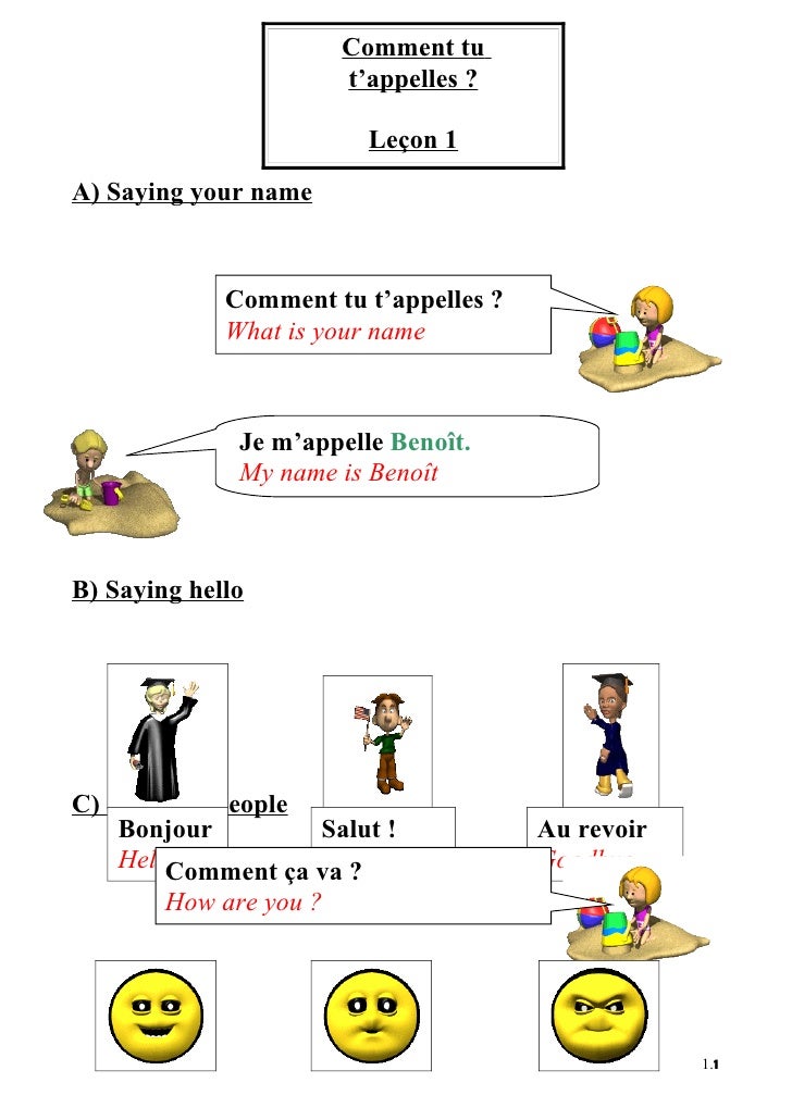 FRENCH PRESENTATION