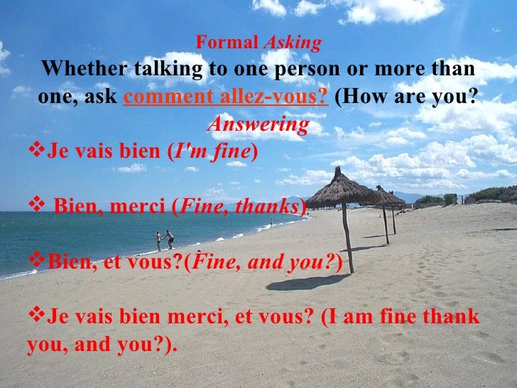 French Greeting